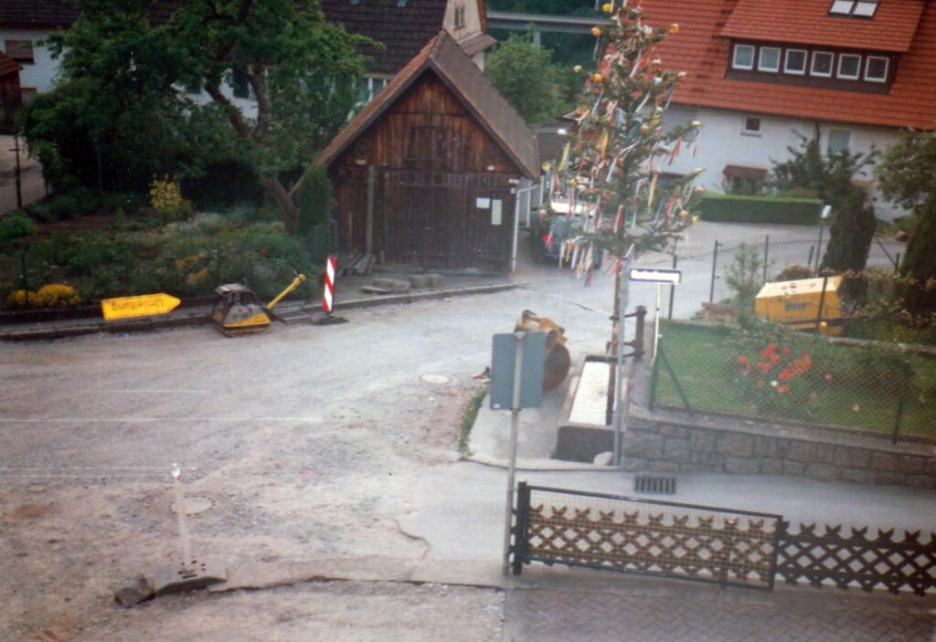 Roter Platz Umbauphase Mai 2001