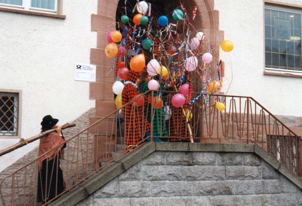 Rathaussturm am schmutzigen Donnerstag 1995