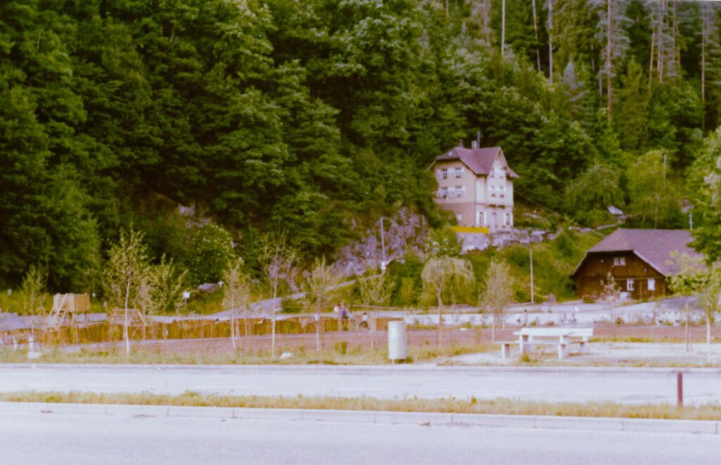 Blick auf alte Sägmühle