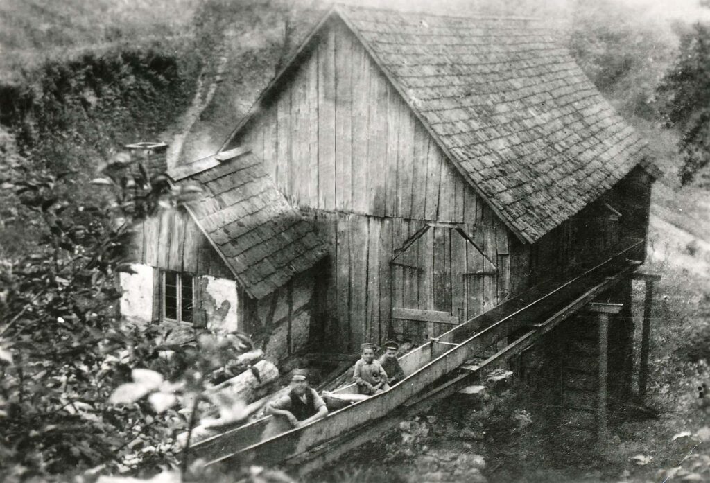 Alte Sägemühle im Grundbachtal 1931