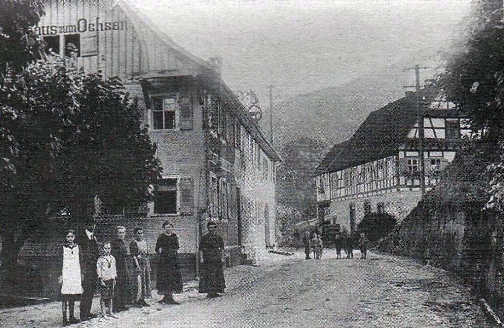 Gasthaus "Zum Ochsen" am 17.09.1918